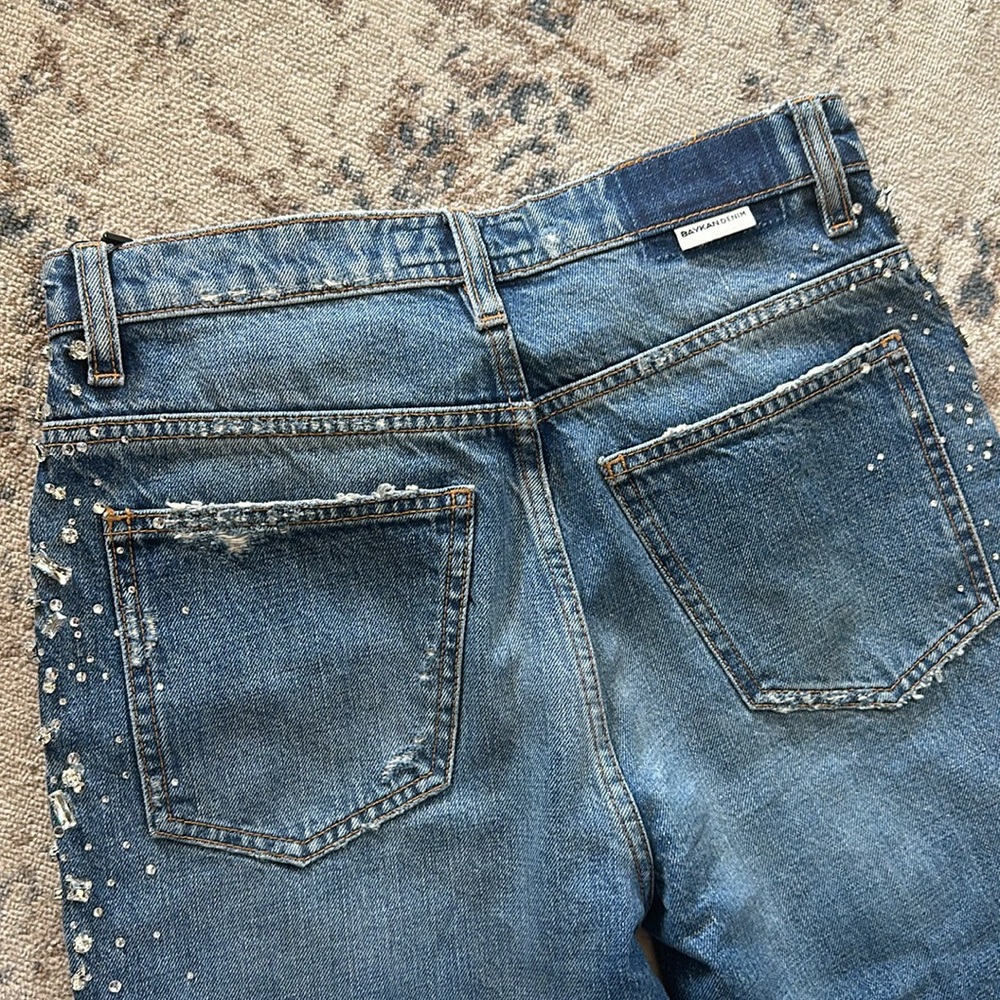Embellished Mid Rise Bootcut Jean - Picture 6 of 6